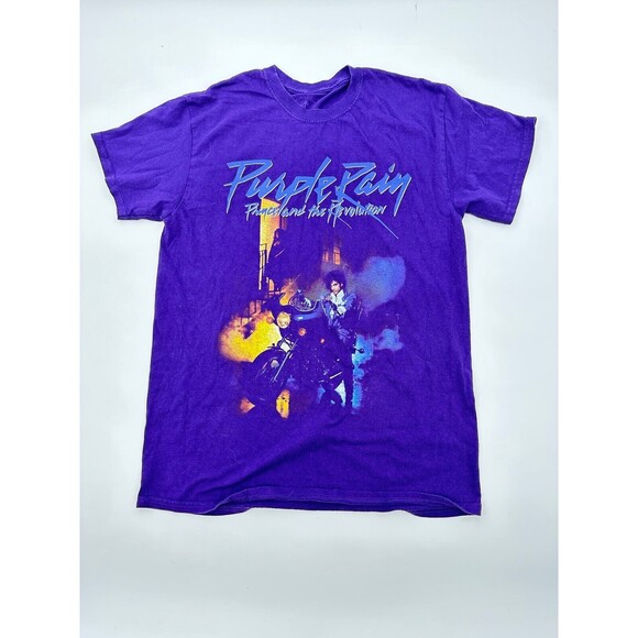 Prince Purple‎ Rain T Shirt Official  Album Cover Licensed Tee size M - Picture 1 of 5